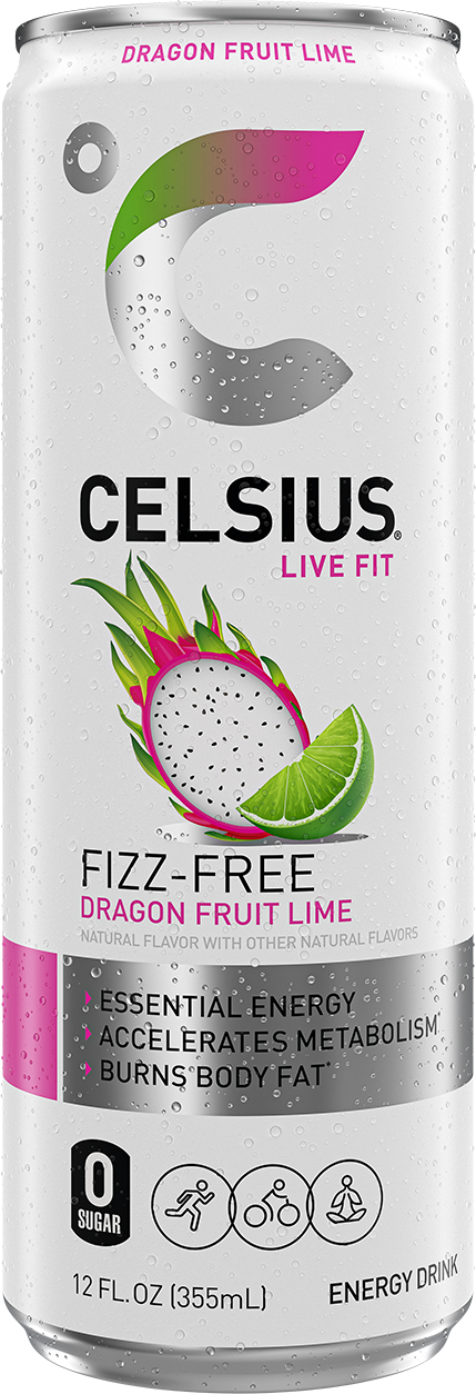 Fizz Free Dragon Fruit Lime Can Label