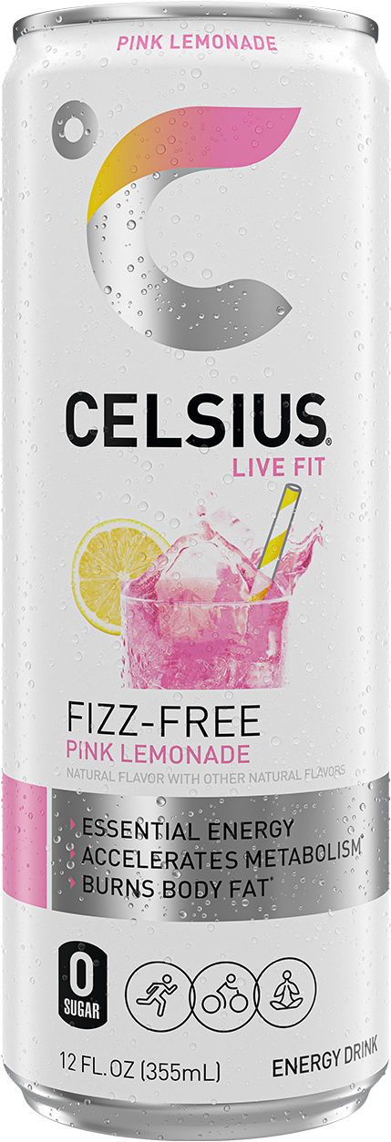 Fizz Free Pink Lemonade Can Label