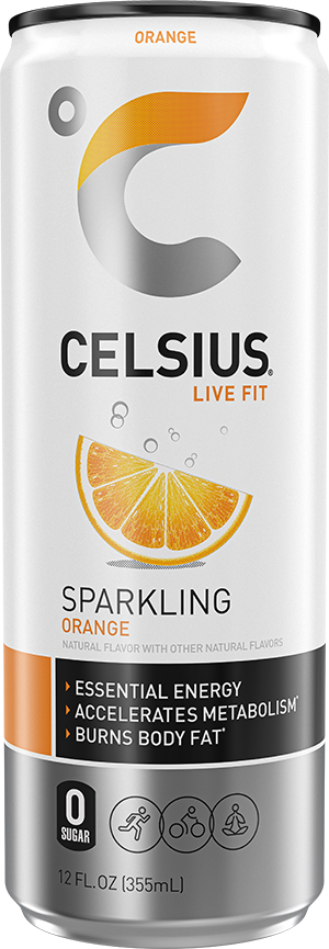 Sparkling Orange Can Label