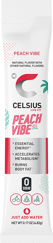 Peach Vibe Can Label
