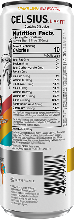 Retro Vibe – Product's Back Label