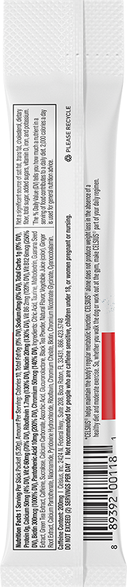 Strawberry Coconut – Product's Back Label
