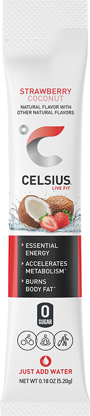 Strawberry Coconut Can Label